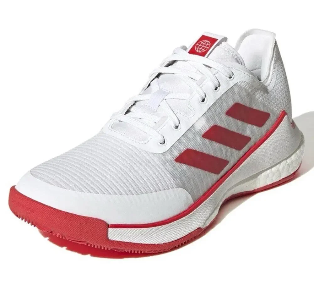 Adidas Crazyflight Women’s Volleyball Shoes White Red Size 9 Sneaker Low